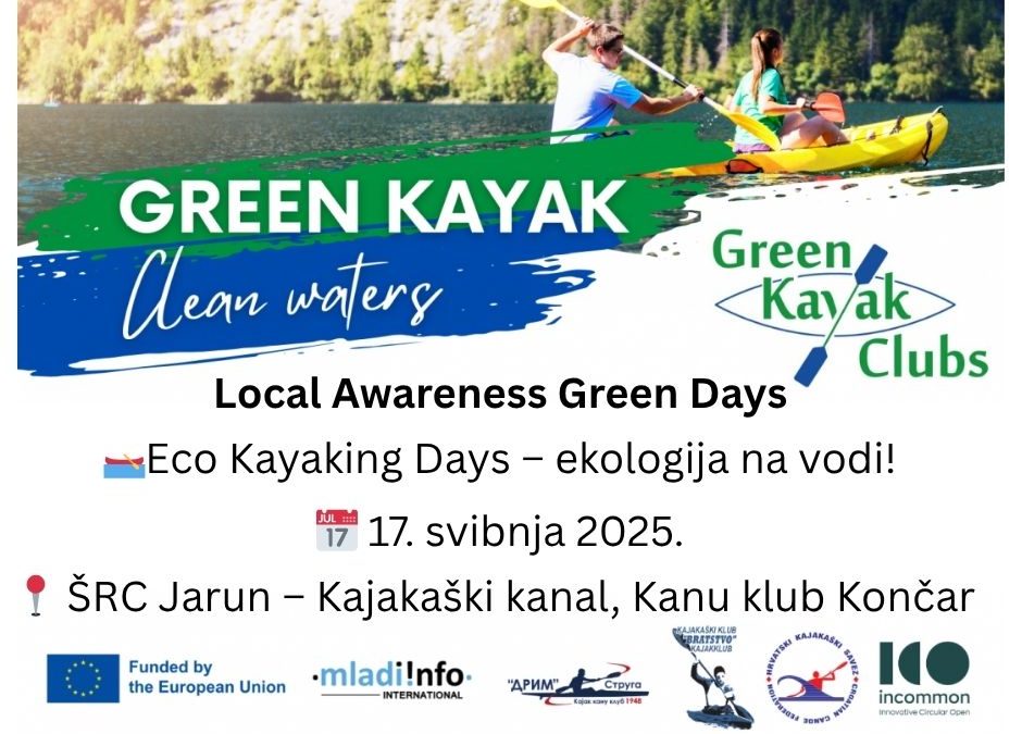 GREEN KAYAK CLUBS Eco Kayaking Days – ekologija na vodi!