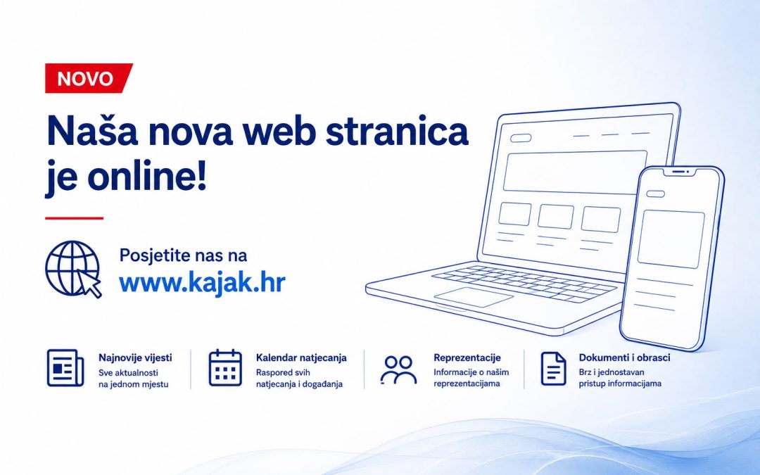 Nova web stranica Hrvatskog kajakaškog saveza