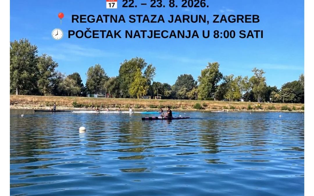 Državno prvenstvo u kajaku i kanuu na mirnim vodama za mlađe dobne kategorije RSC Jarun